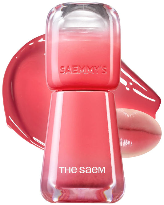 THESAEM Saemmy's Ade Shot Tint - Korean Lip Titnt, Water Gel Lip Stain with Plump Glowy