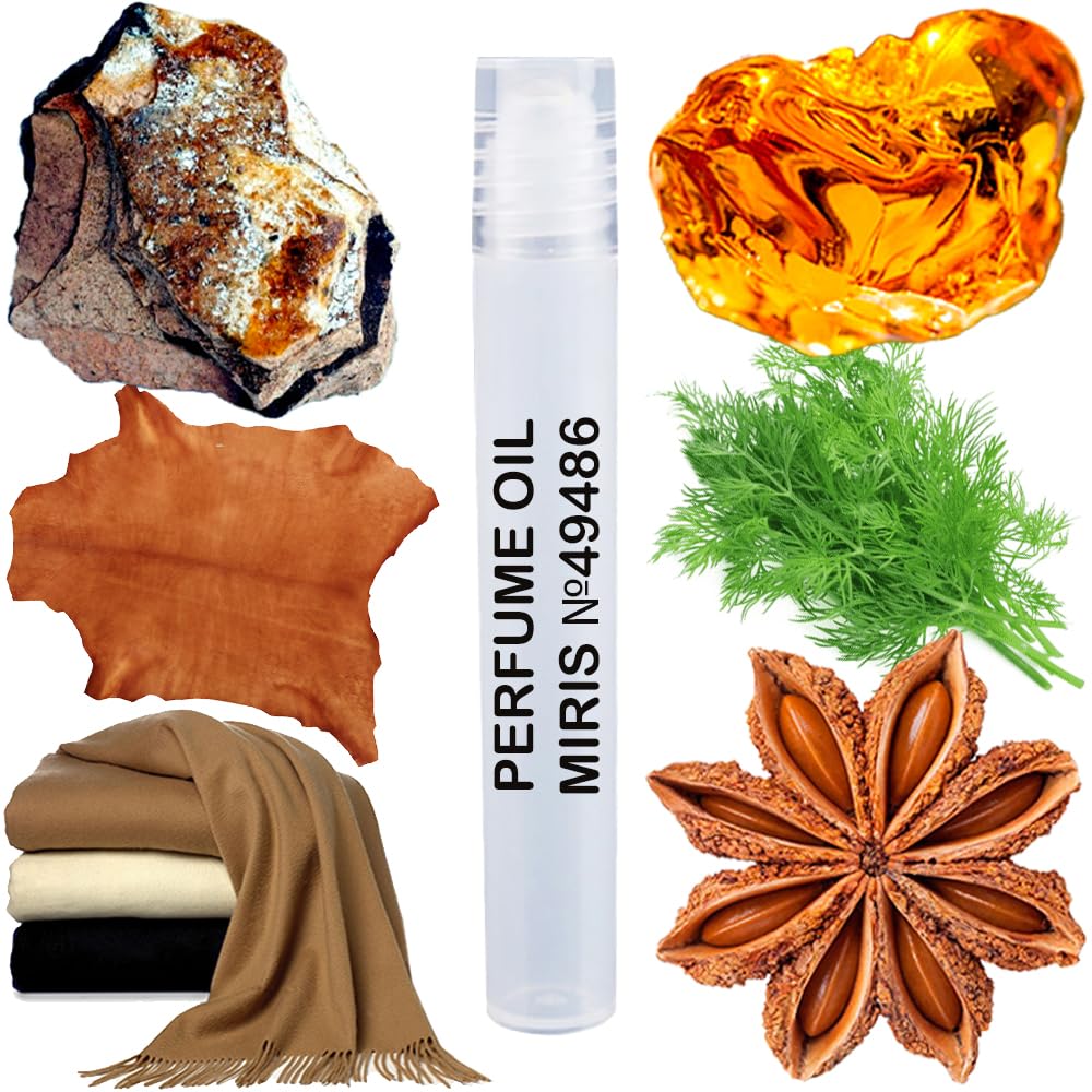 MIRIS Perfume Oil No. 49486, Inspired by Alien Man, Long-Lasting Men Roll-On, Rollerball 0.34 Fl Oz / 10 ml