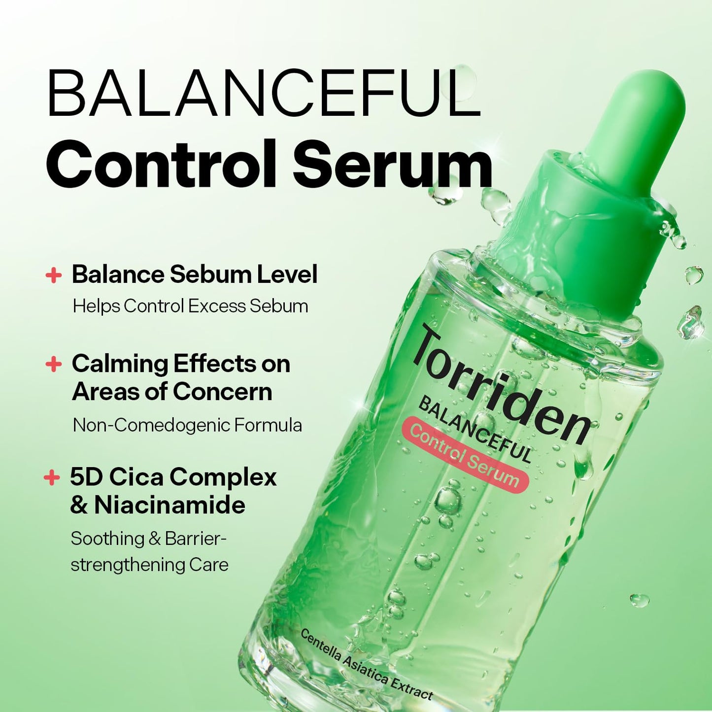 Torriden BALANCEFUL Control Serum 50ml (1.69 fl.oz.) | Daily Sebum & Oil Control for Sensitive Skin