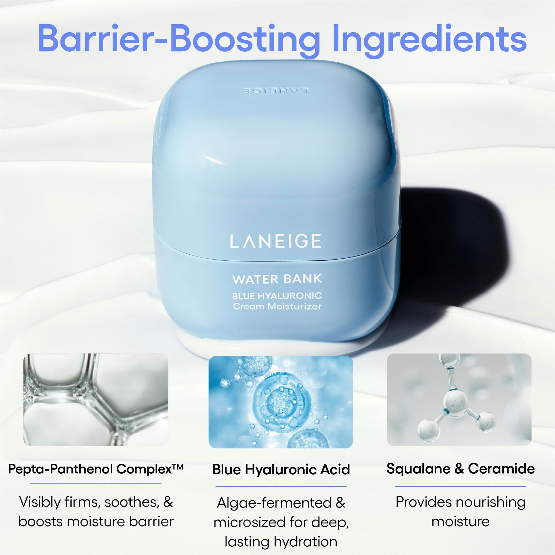 LANEIGE Icons To Go Set: Cream Skin, Water Bank Cream, Lip Sleeping Mask, Water Sleeping Mask