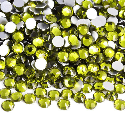 Flatback Rhinestones Round Gems for Nails Art and Crafts 4000Pcs SS6 2mm Glitter Crystals Stone DIY