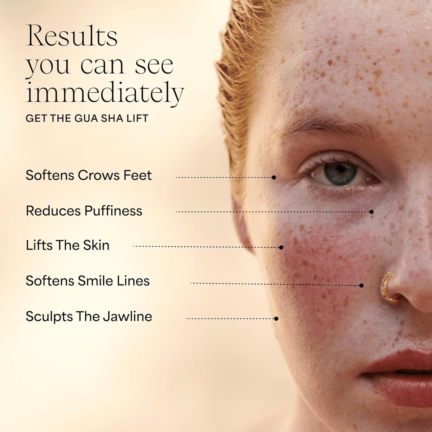 WILDLING Empress Stone Gua Sha Facial Stone I Facial Massage Stone to Lift, Plump, Tone + Sculpt I Patented Design Crafted with 100% Authentic Bian Stone