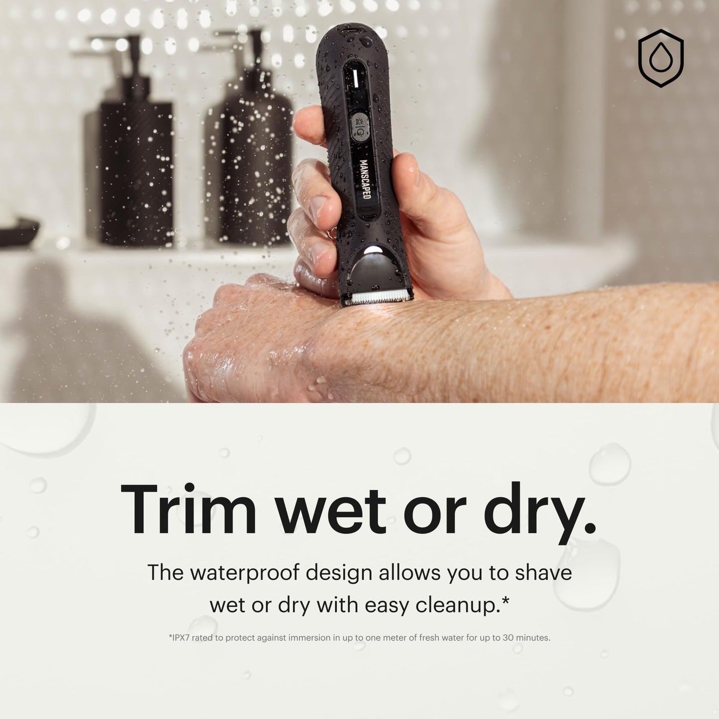 MANSCAPED® The Lawn Mower® 3.0 Plus Groin & Body Hair Trimmer – Updated SkinSafe® Trimmer Blade