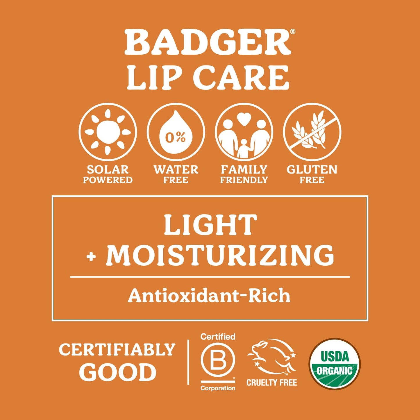 Badger Pink Grapefruit Classic Lip Balm, 100% Organic Lip Balm, Long Lasting Lip Care w/Light Silky Texture, Refreshing & Uplifting, 4 Pack