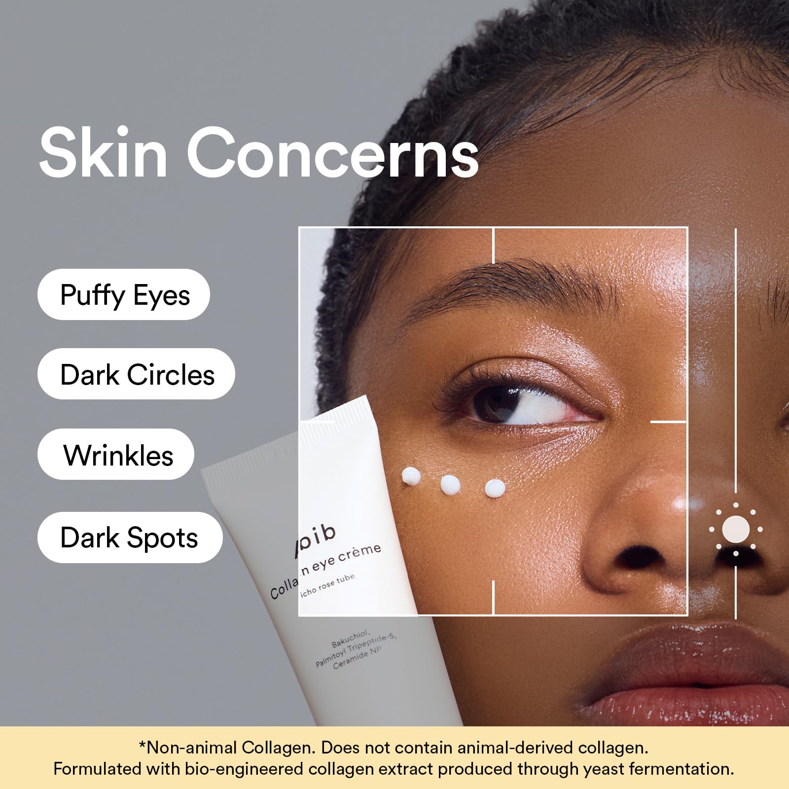 Abib Non-animal Collagen Eye Cream Jericho Rose Tube, 1.01 fl. oz.(30 mL), Anti-Aging Eye Cream