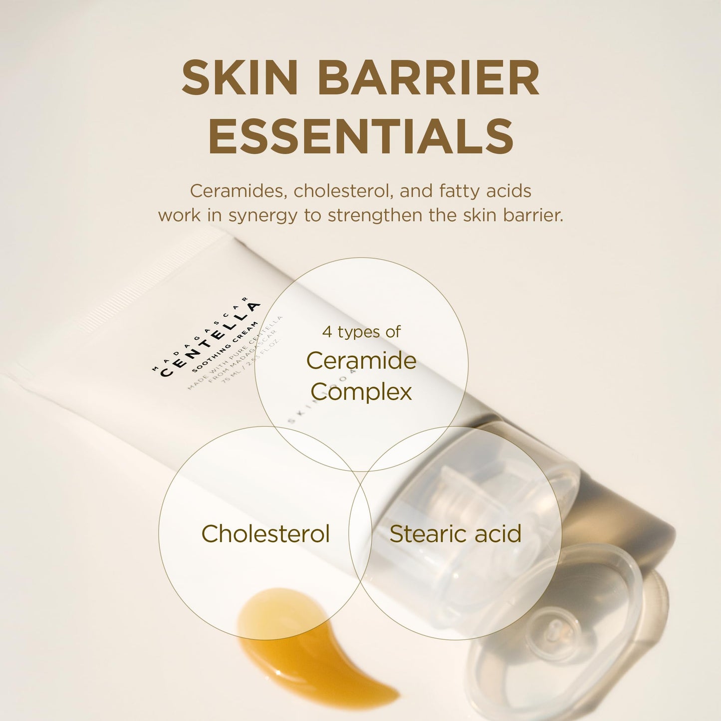 SKIN1004 Centella Soothing Cream, Face Moisturizer with Centella Asiatica, Korean Centella