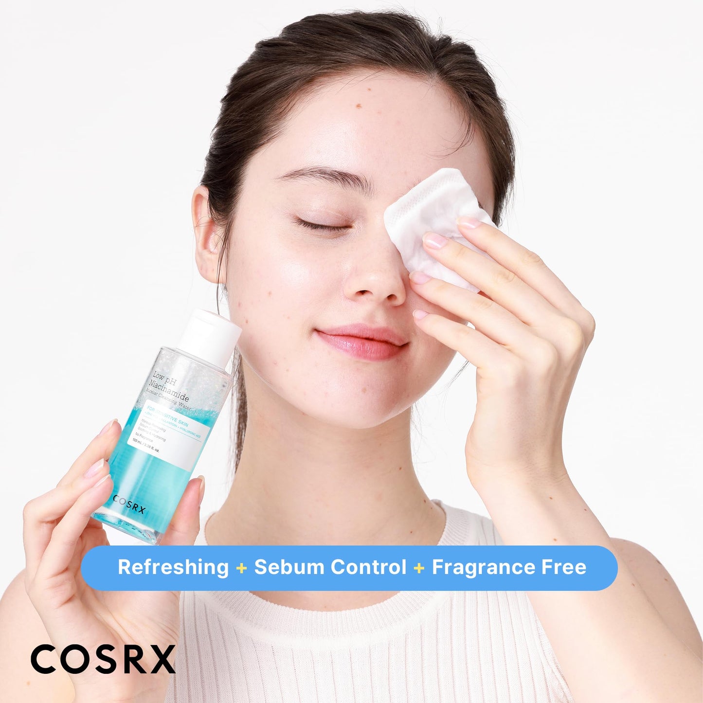 COSRX Low pH Niacinamide Cleansing Water for Sensitive Skin, 3.38 fl.oz