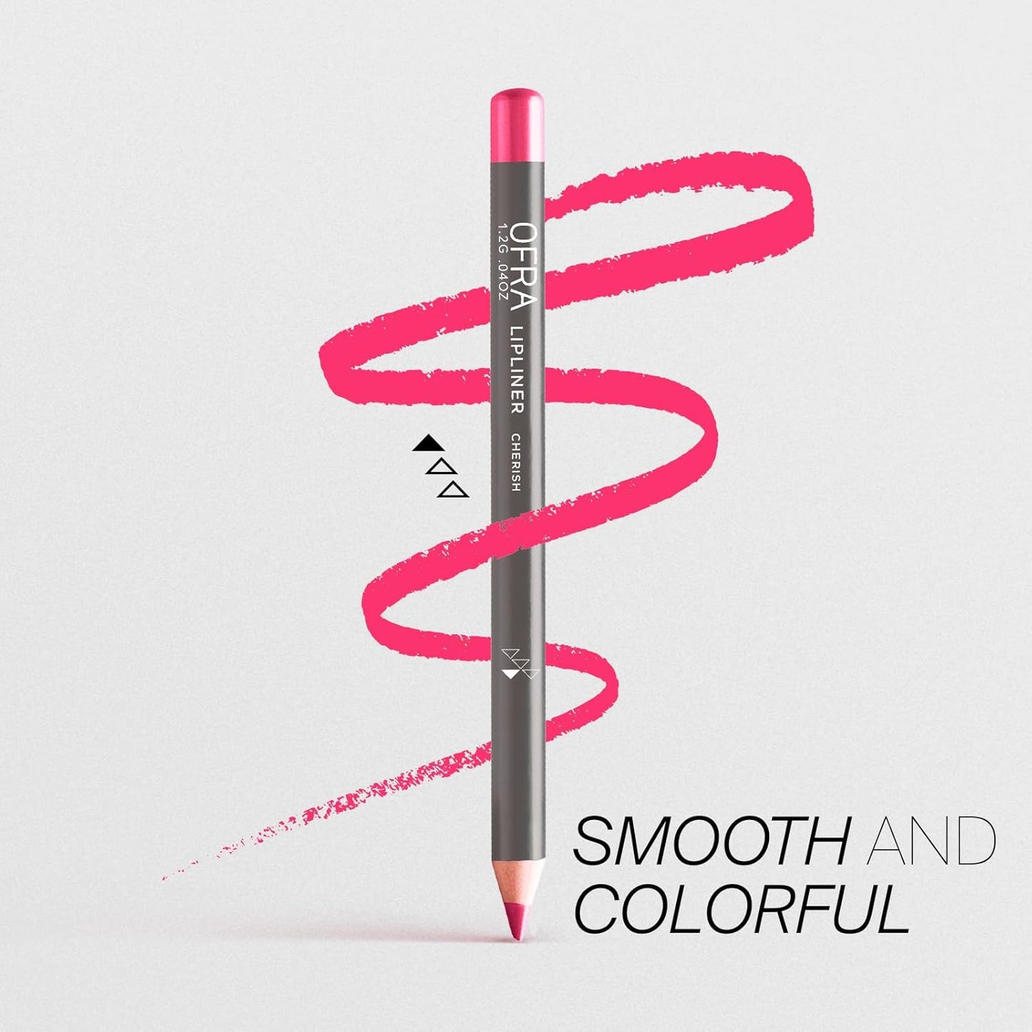 Ofra Lipliner Pencil - Cherish | High-Pigment Lipliner for Defining & Shaping Lips | Long-Lasting Wear Lipliners | Creamy, Glide-On Formula for All-Day Perfection | 0.04oz