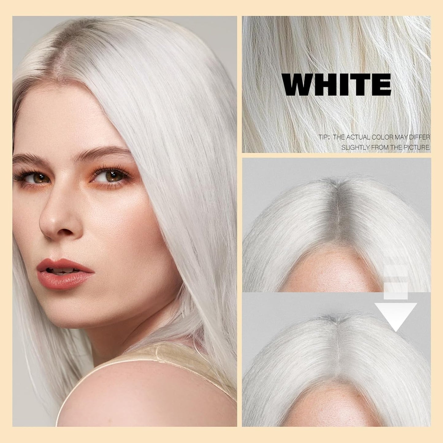 Root Touch Up Sets,Hairline Powder for Women Cover Up- Hairline Concealer for Thin and Thinning Hair, Water & Sweat Resistant,Contain Azonbey Makeup Brush (White, Med-Makeup Brush)