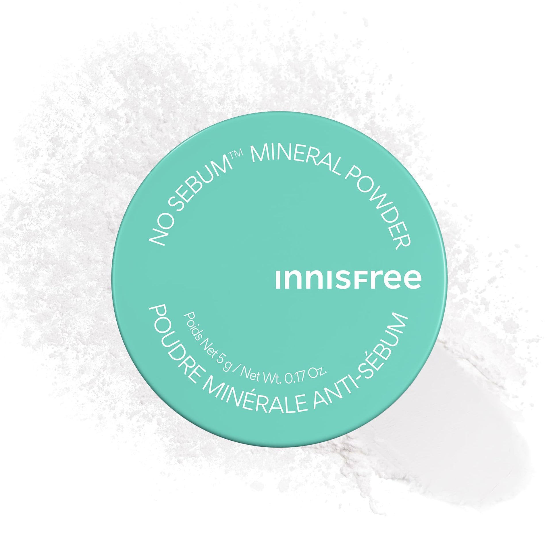 innisfree No Sebum Matte Mineral Powder | Korean Loose Setting Powder for Oil and Shine Control |