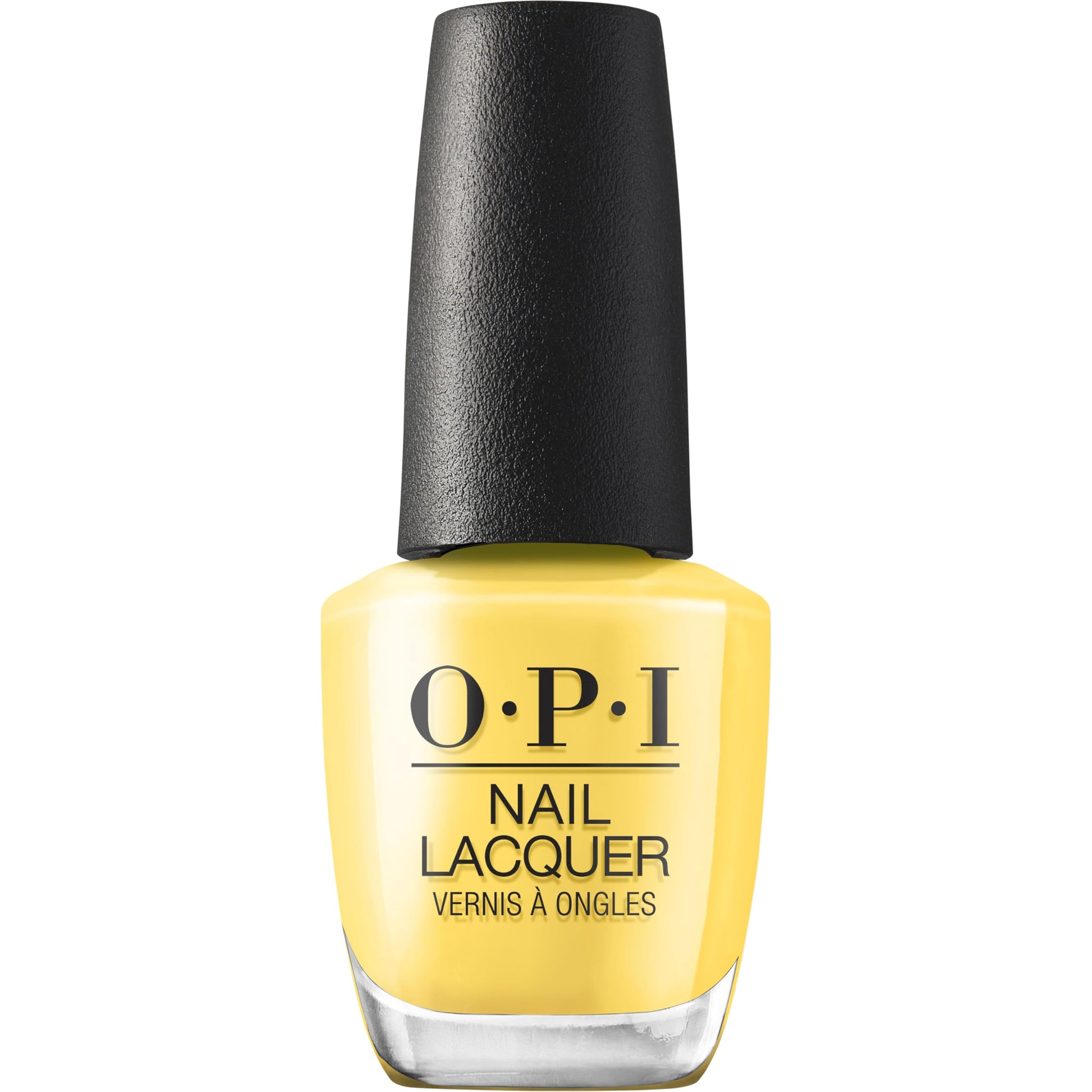 OPI Nail Lacquer Daffodil Duck Walk | Opaque Bright Yellow Crème Chip Resistant Nail Polish | Make