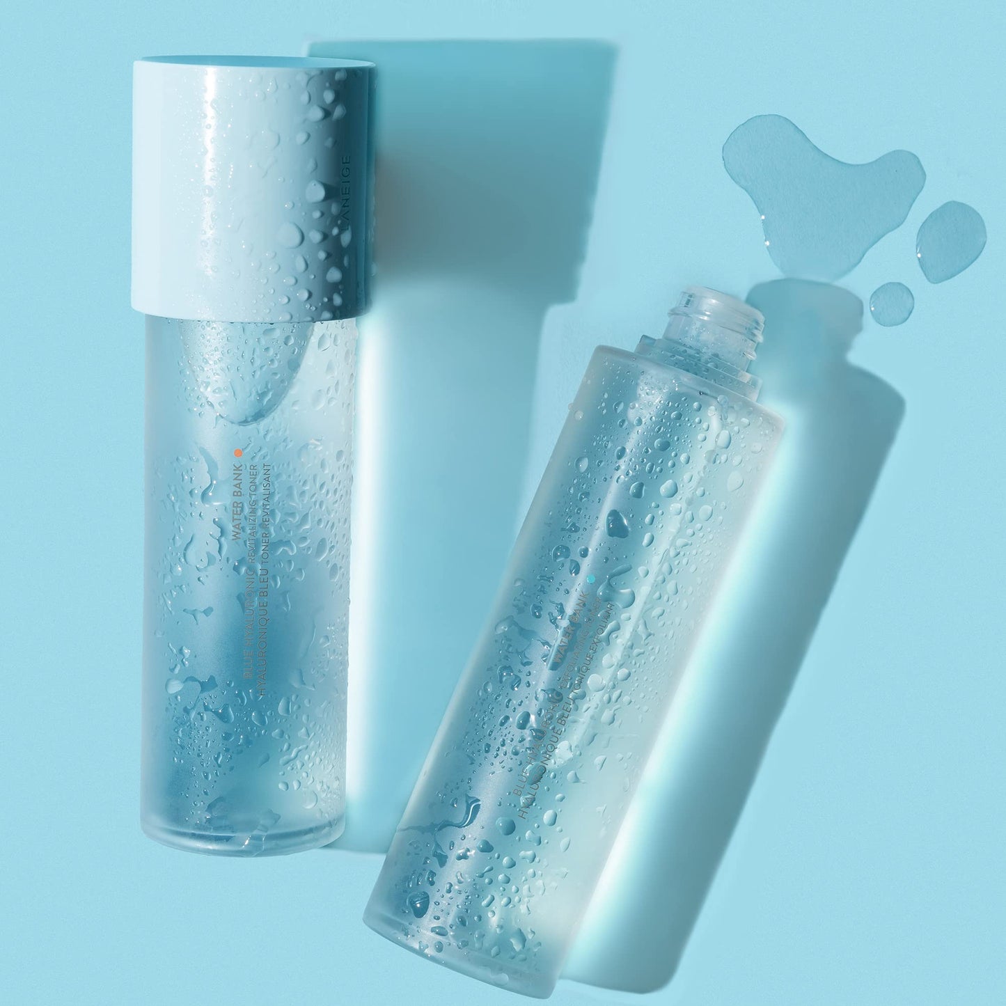 LANEIGE Water Bank Blue Hyaluronic Exfoliating Toner: Gentle PHA Toner to Smooth, Soften, & Deeply