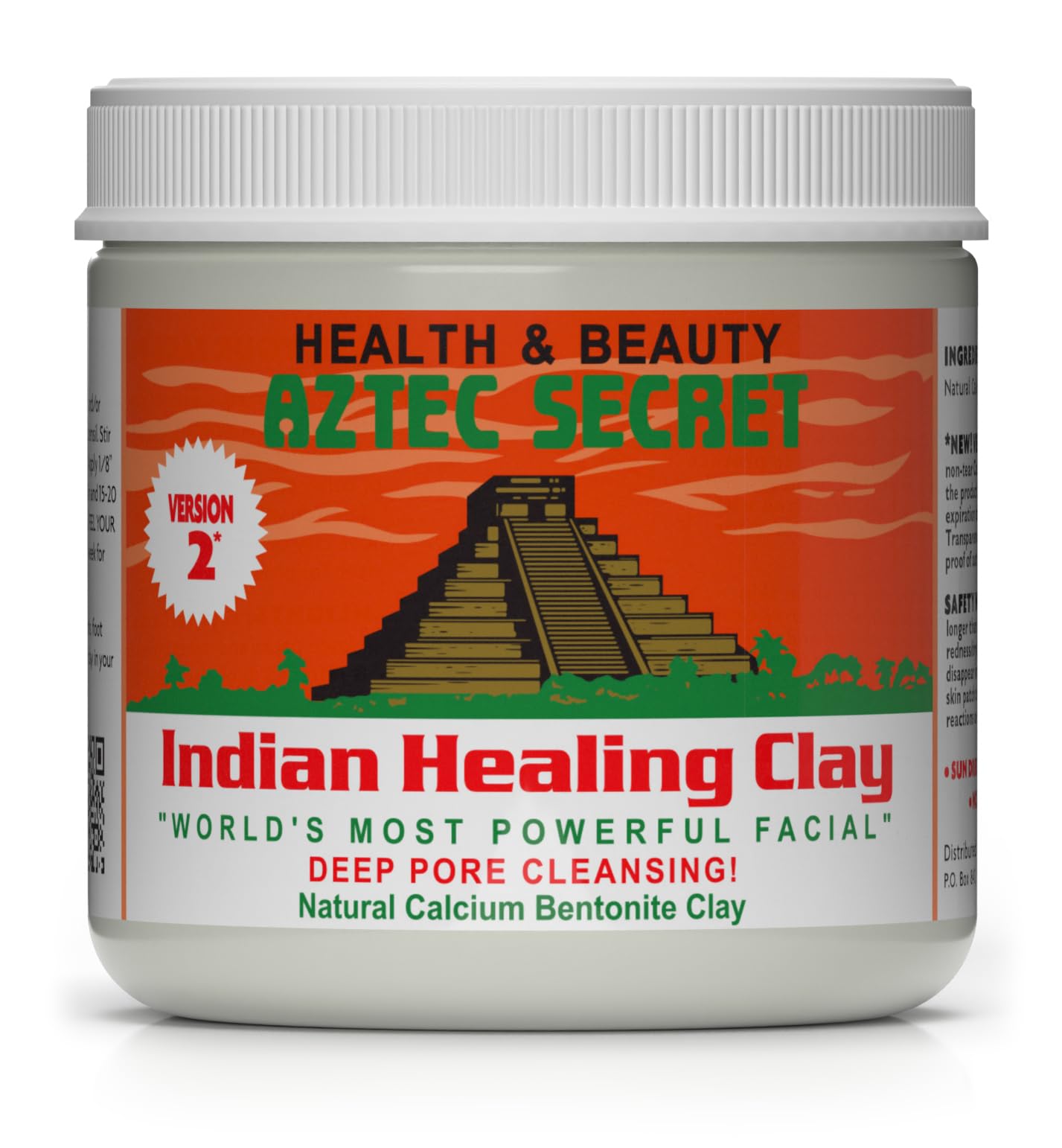 Aztec Secret– Indian Healing Clay 16 Oz – Deep Pore Cleansing Facial & Body Mask – The Original