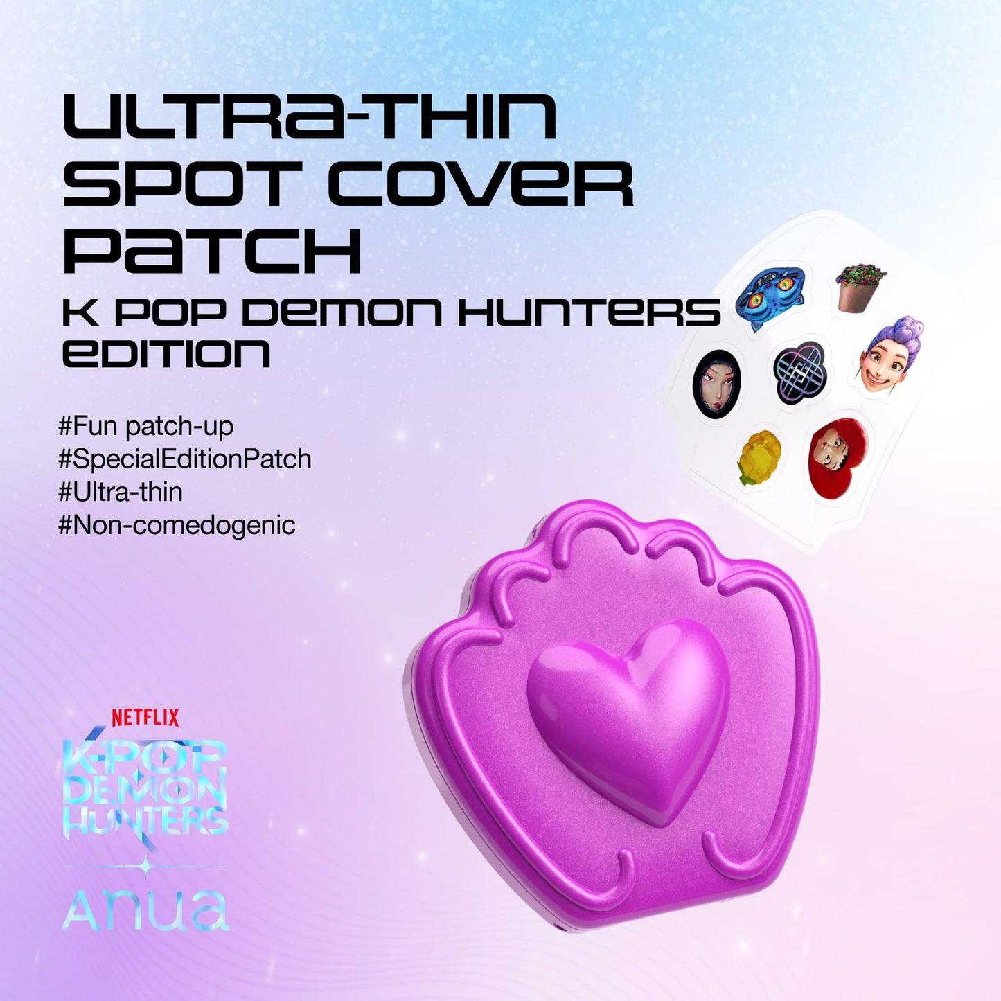 Anua Ultra-Thin Spot Cover Patch, Invisible Hydrocolloid Acne Patch for Face, Cute Pimple Patches
