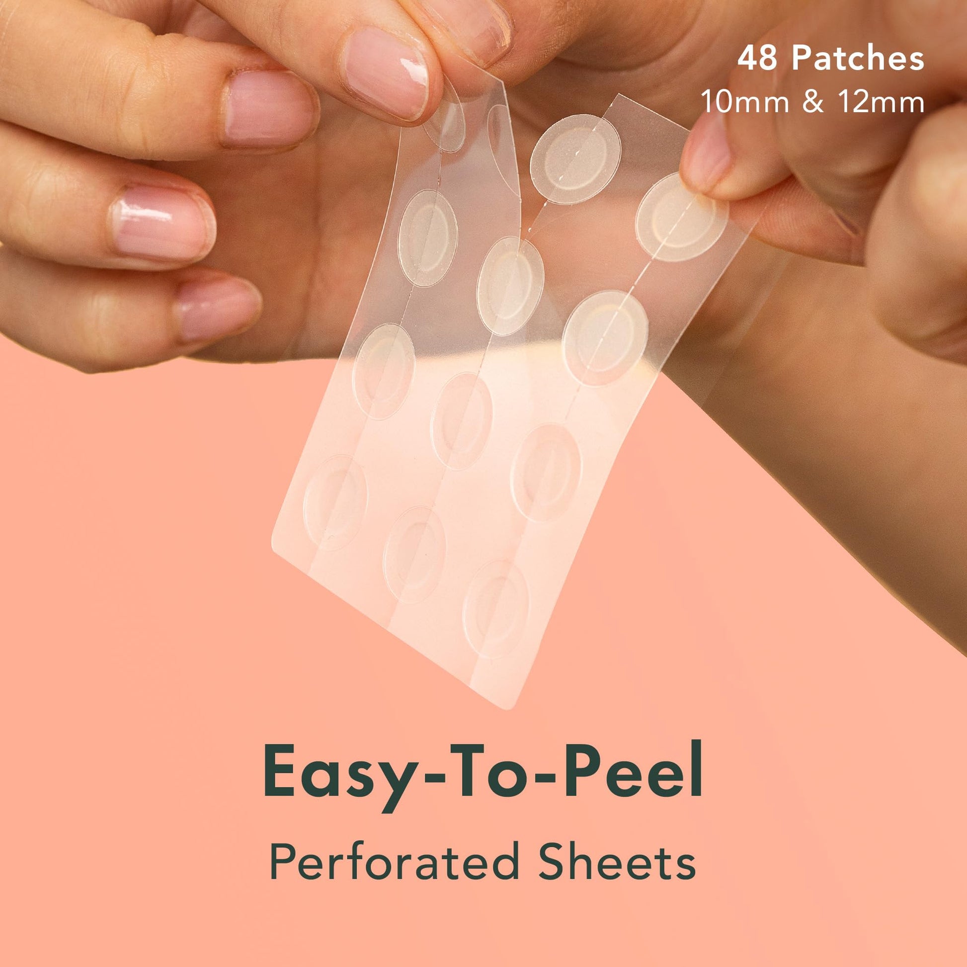 Rael Miracle Invisible Spot Cover Hydrocolloid Acne Pimple Patches (48 Ct)