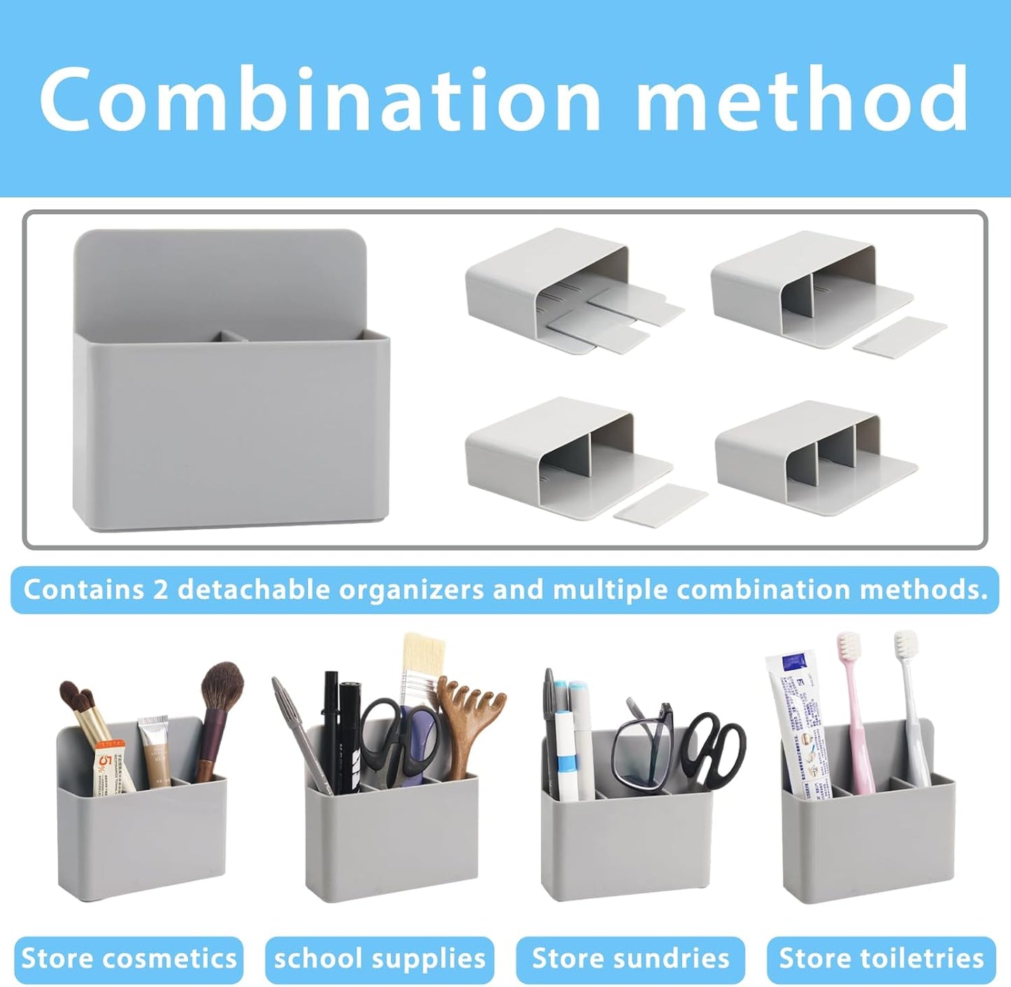 Cruise Essentials 2025 – Magnetic Toothbrush Holder for Wall Mount, Compact Bathroom Organizer for Small Spaces, Cruise Travel Accessories for Alaska/Caribbean Cruise Must Have