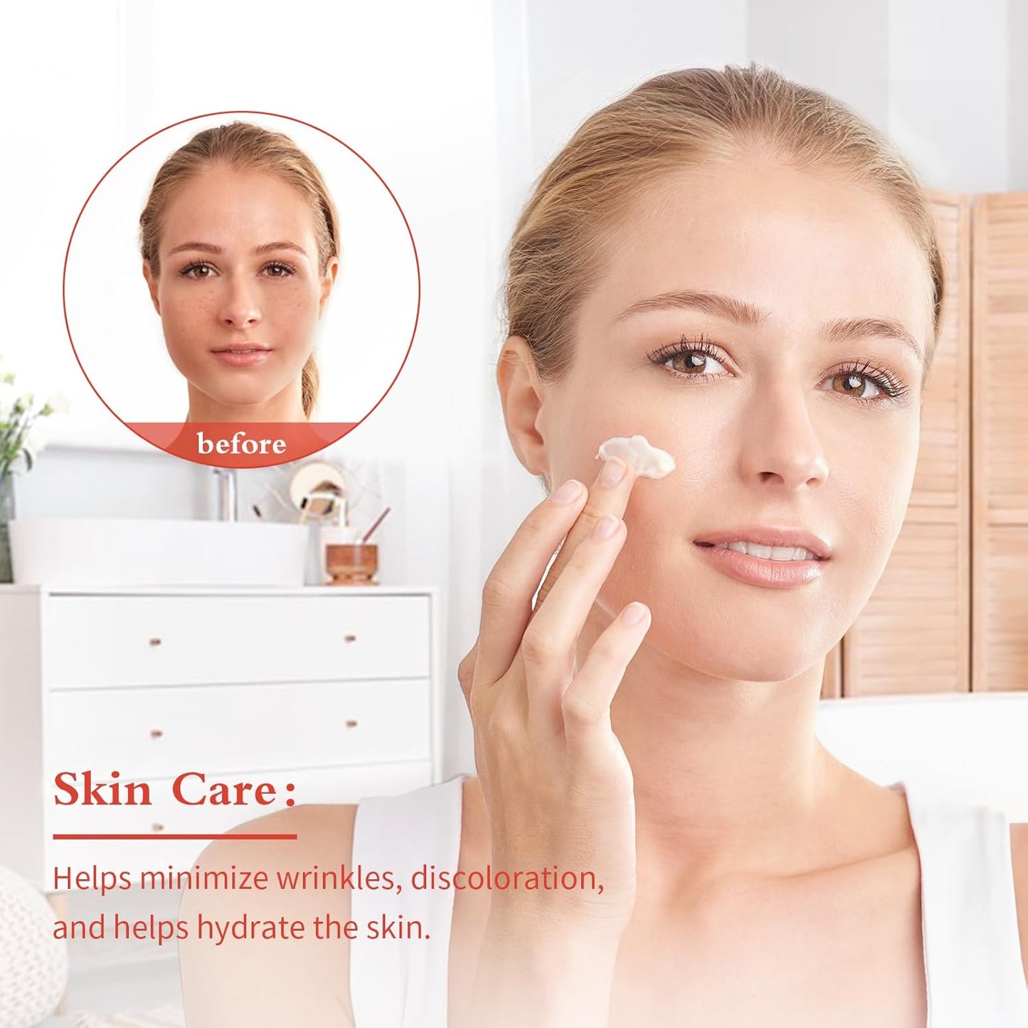 EVOKE OCCU Rose Essential Oil for Skin Care, Relaxation, Home Cleaning, Add to Diffuser and Spary, DIY Candle and Soap - 4 Fl Oz