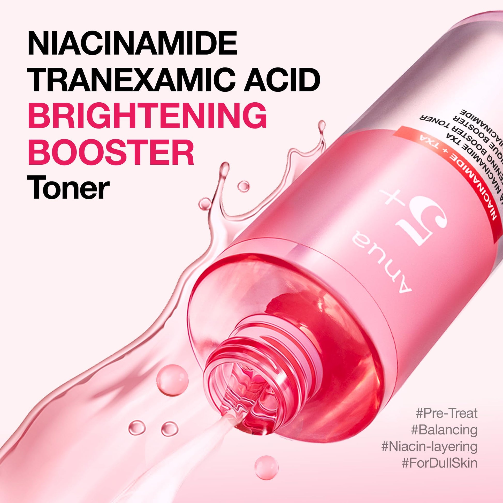 Anua Niacinamide Tranexamic Acid Brightening Booster Toner, 8.45 fl oz