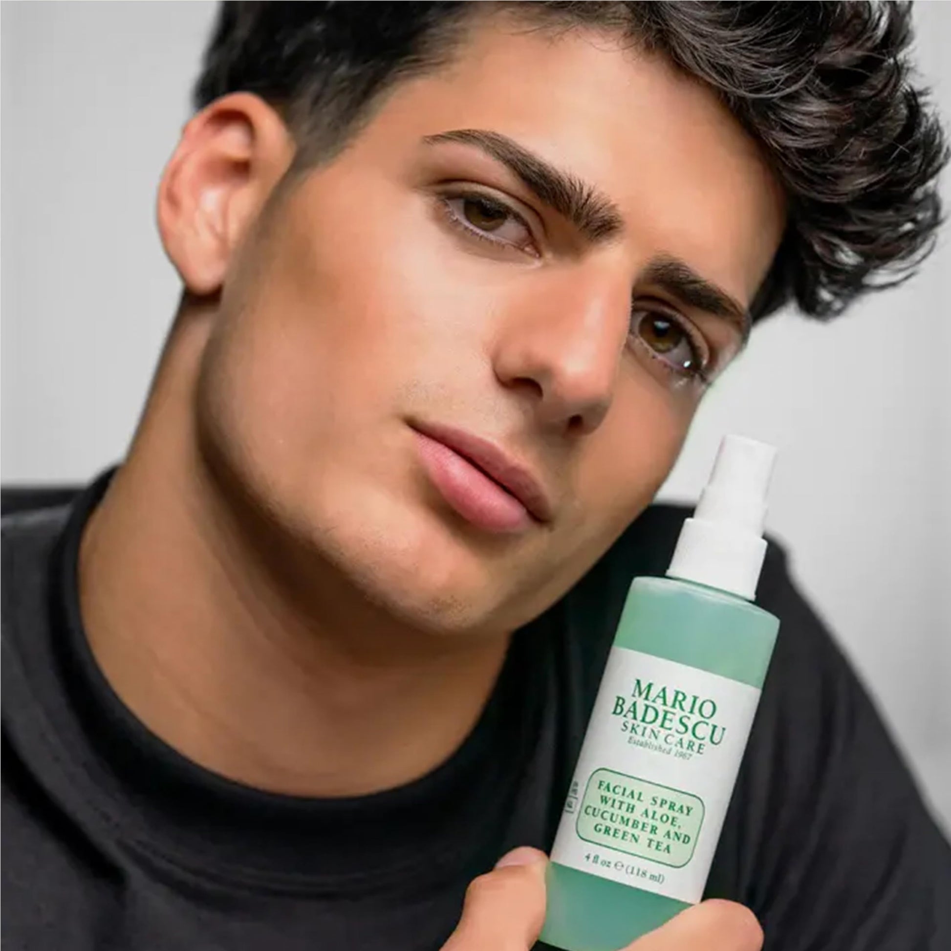 Mario Badescu Facial Spray Aloe, Rose Water and Cucumber - Green Tea Duo for Face, Neck or Hair