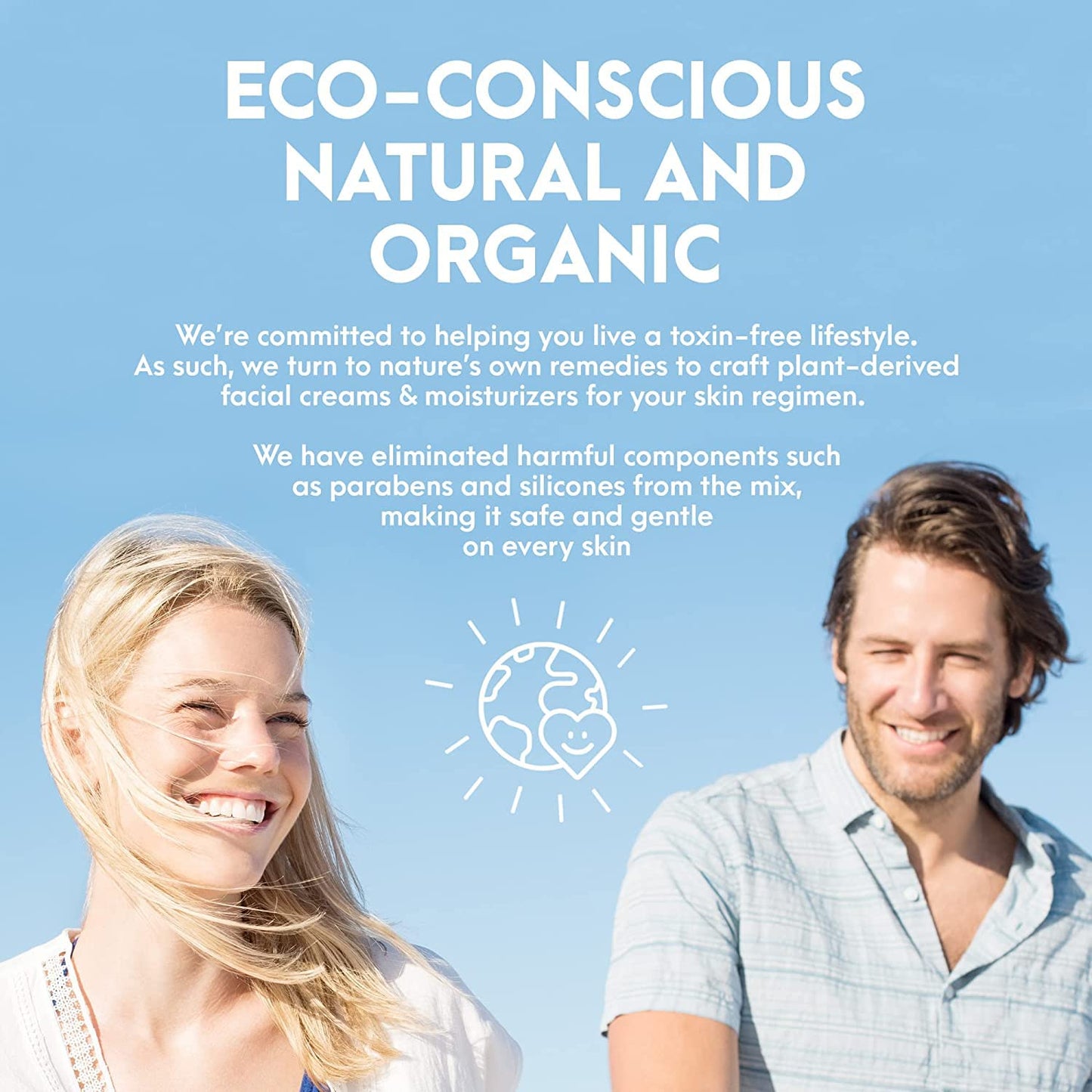 SPF8 Broad Spectrum Natural Sun screen, Soothing and Hydrating Mineral Sunscreen, Vegan, Paraben-Free Sunblock, Water-Resistant Sunscreen for Face and Body, 6oz - Natural Tone Organic Skincare