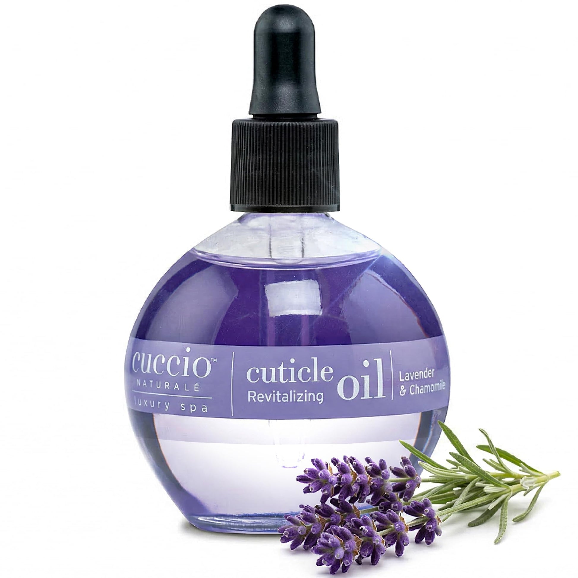 Cuccio Naturale Lavender & Chamomile Revitalizing Cuticle Oil, Lightweight Fast-Absorbing Hydrating