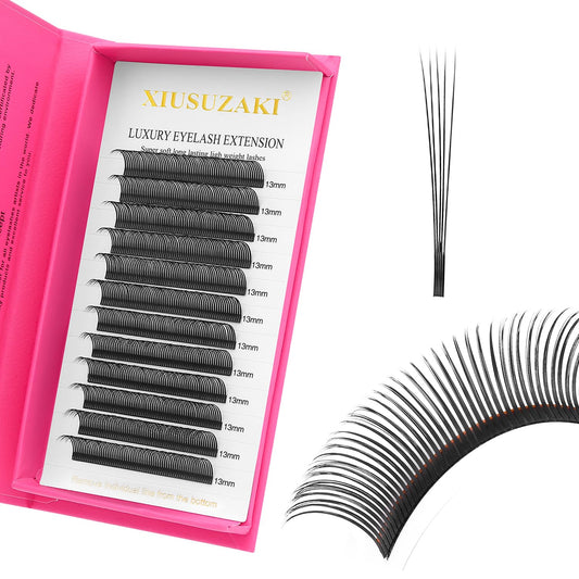 5D Flower Lash Extensions Spikes Lashes 0.07 Matte Black D Curl Lashes 8mm Volume Eyelash Extension Lash Trays Professional Use(5D Flower,0.07-D,8mm)