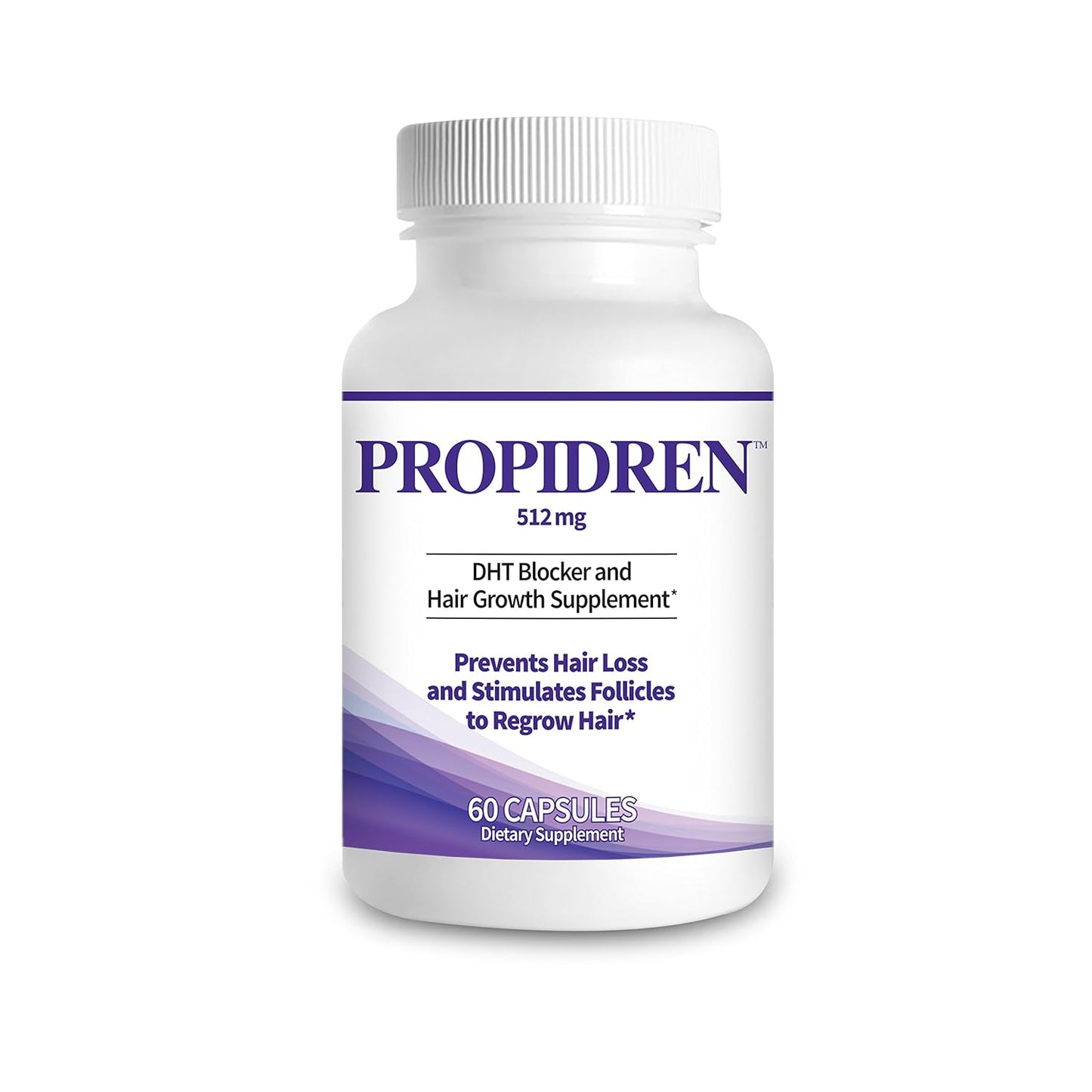 Propidren by HairGenics - DHT Blocker & Hair Growth Capsules to Prevent Hair Loss & Stimulate Hair Follicles, to Stop Hair Loss & Regrow Hair. Proprietary Anti-Hair Loss & Hair Regrowth Treatment.