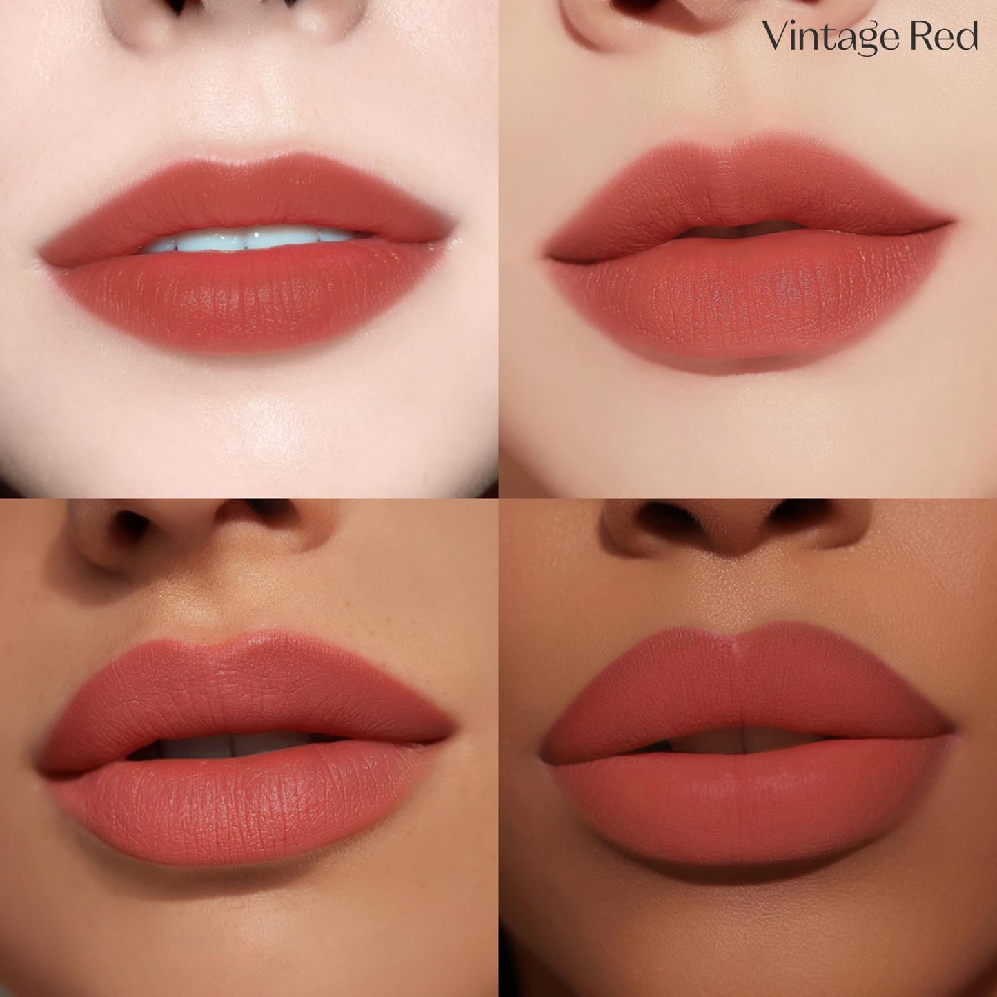 ETUDE Fixing Tint #02 Vintage Red (4g) | Long Lasting High Pigmented Liquid Lipstick | Waterproof Lightweight Matte Finish Lip Stain | Full Coverage | Korean Makeup, Kbeauty