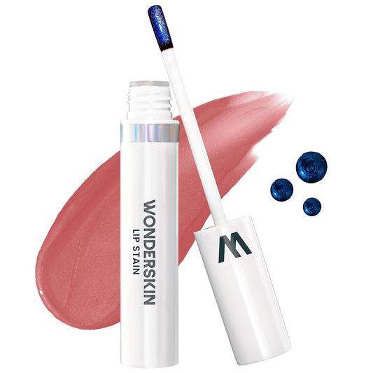 Wonderskin Wonder Blading All Day Lip Stain Peel Off Masque - Long Lasting, Waterproof and Transfer Proof Nude Lip Tint, Matte Finish Peel Off Lip Stain (Whimsical Masque)
