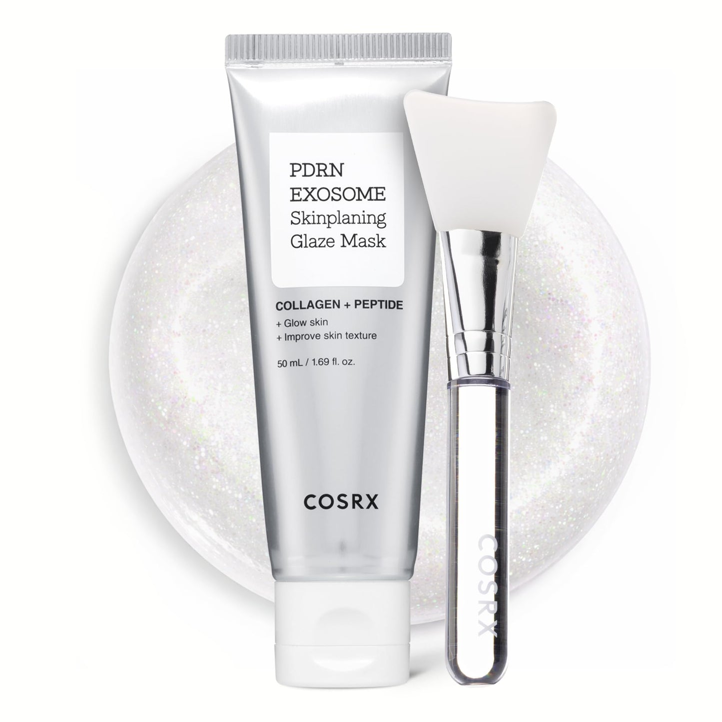 COSRX PDRN EXOSOME Glaze Wrapping Overnight Mask, Instant Glow, 1.69 fl oz