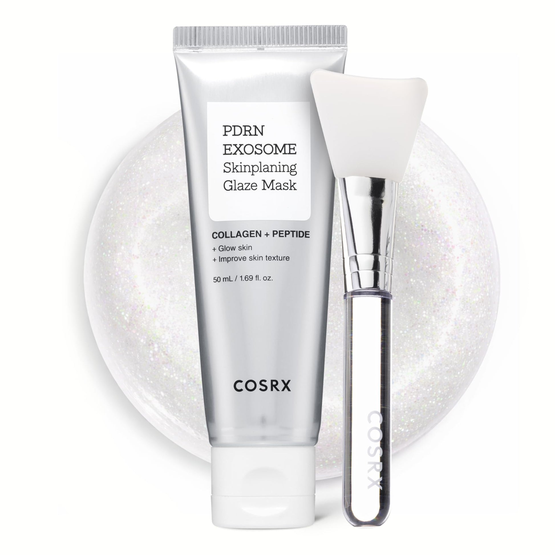 COSRX PDRN EXOSOME Glaze Wrapping Overnight Mask, Instant Glow, 1.69 fl oz