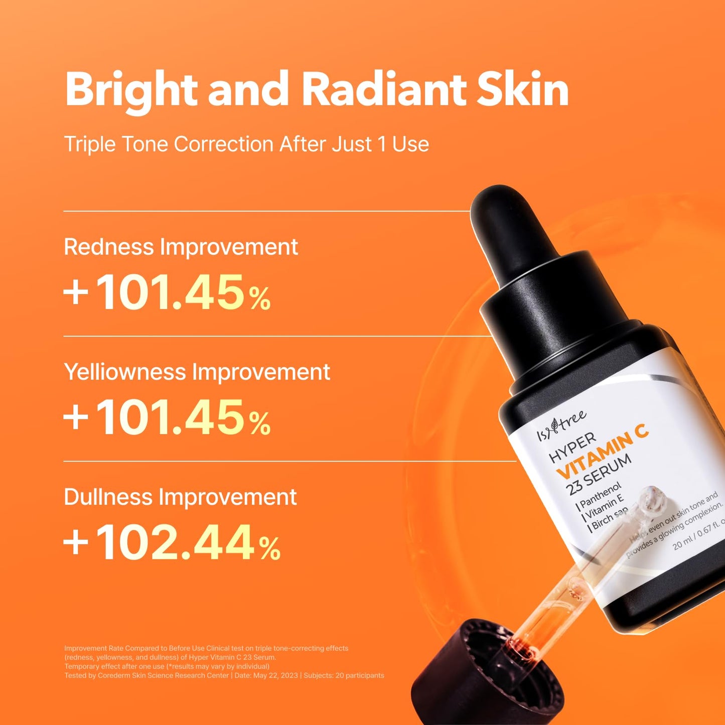 IsNtree Hyper Vitamin C 23 Serum | 23% Pure Vitamin C + Vitamin E & Panthenol for Face beauty I