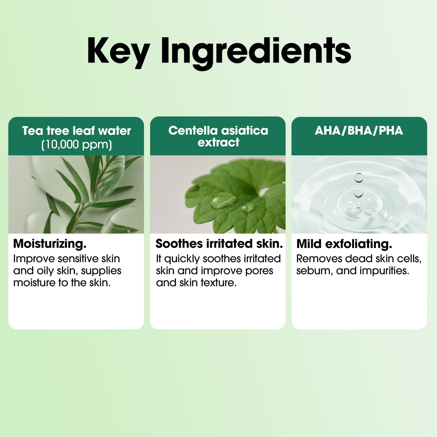 SOME BY MI AHA BHA PHA 30 Days Miracle Serum - 1.69oz, 50ml - Daily Centella Ampoule Serum with