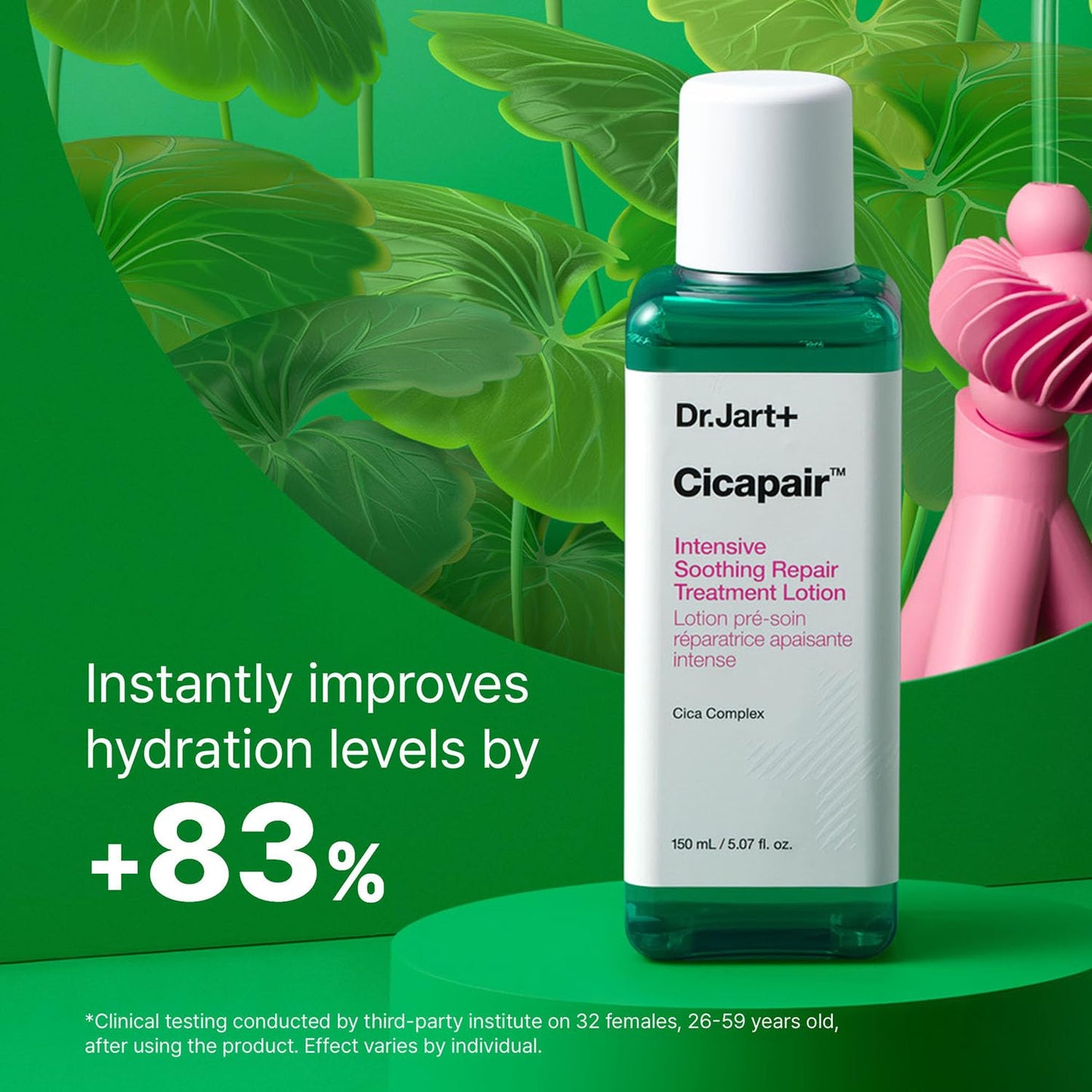 Dr.Jart+ Cicapair Intensive Soothing Repair Treatment Liquid Korean Face Lotion to Reduce Redness