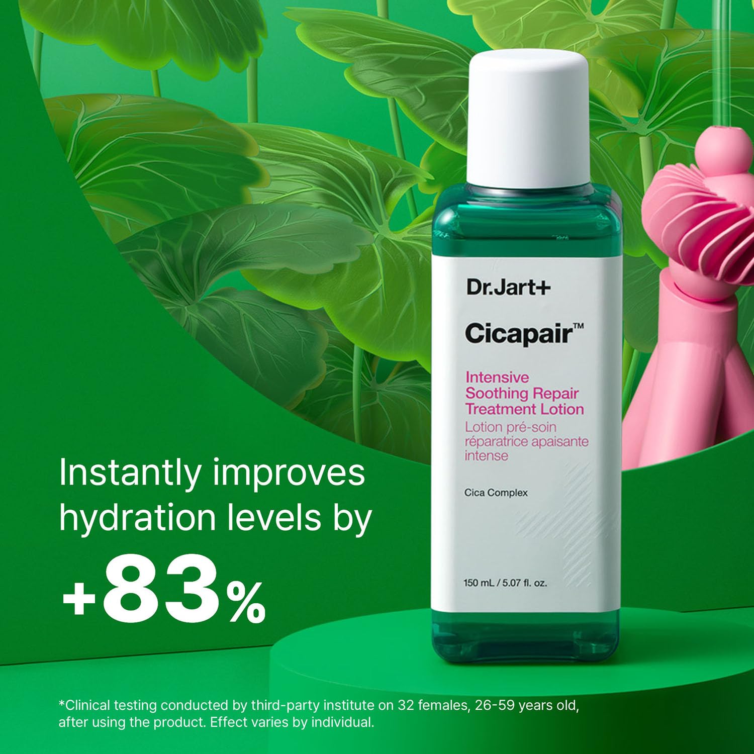 Dr.Jart+ Cicapair Intensive Soothing Repair Treatment Liquid Korean Face Lotion to Reduce Redness