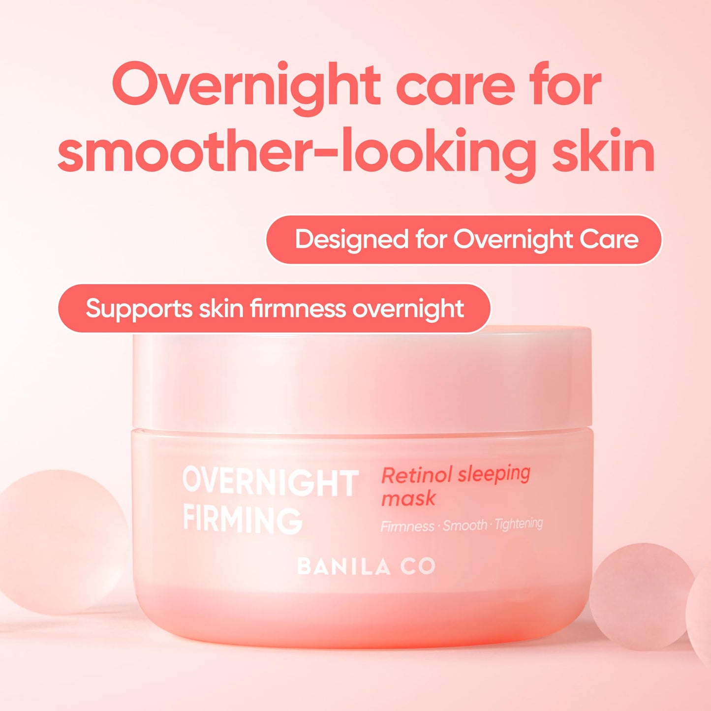 BANILA CO Overnight Firming Retinol Sleeping Mask - Retinol (3.38 fl oz)