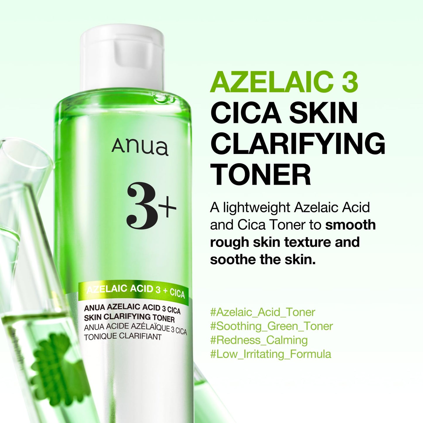 Anua Azelaic Acid 3 CICA Clarifying Toner, 8.45 fl.oz