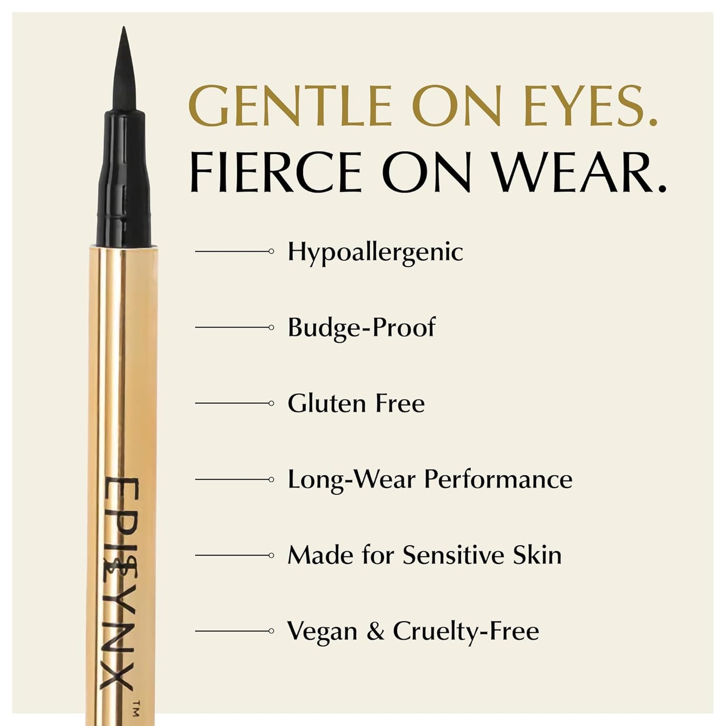 Waterproof Eyeliner - Smudge-Proof Liquid Eyeliner Pen with Precision Tip for Smooth, Long-Lasting Application - Vegan, Hypoallergenic & Gluten-Free Eye Liner - 2mL Shimmer Summer Red