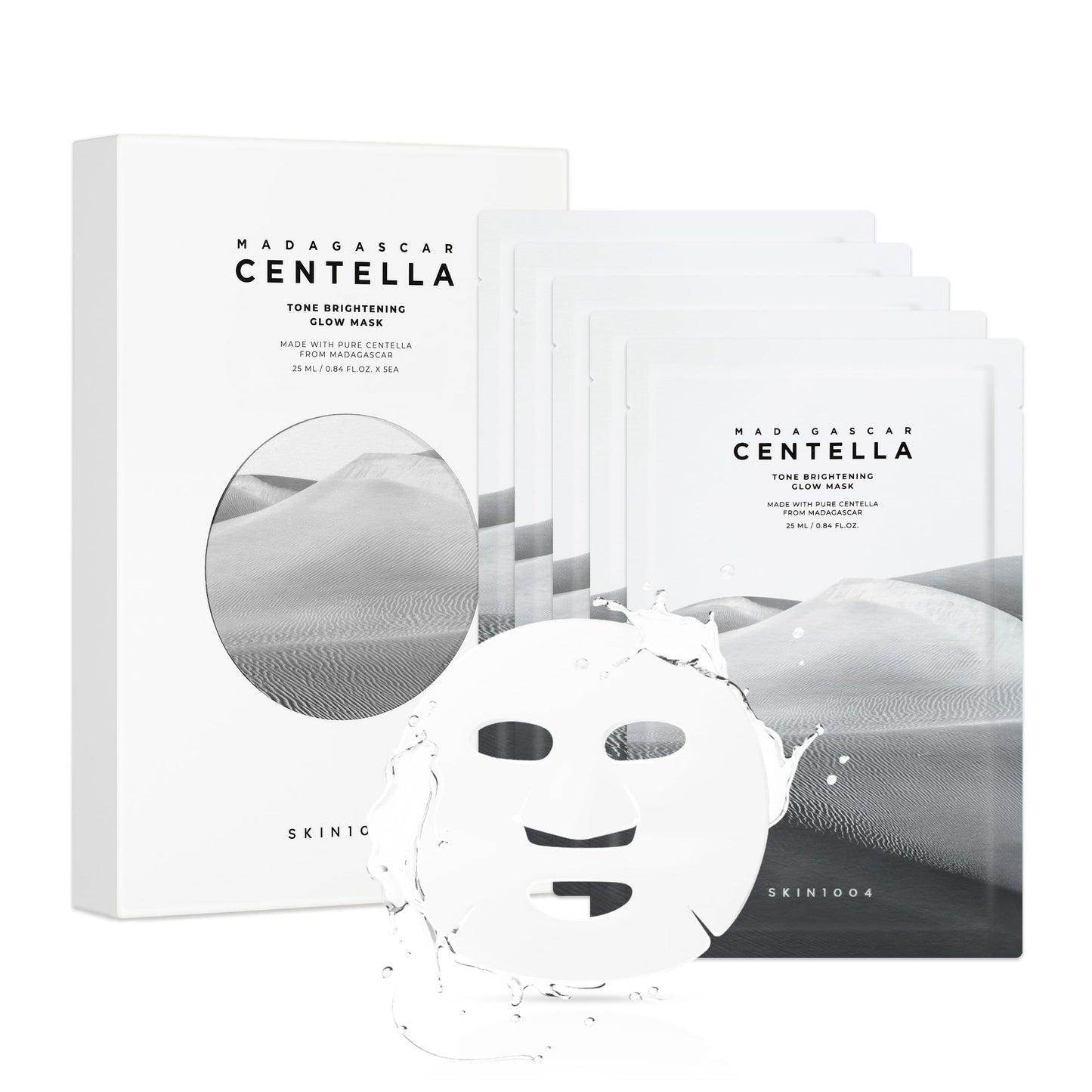 SKIN1004 Tone Balancing Mask, Face Mask Skincare for Uneven Skin Tone, Facial Sheet Mask for