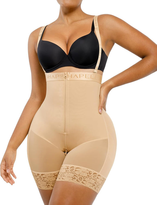 SHAPELLX Shapewear for Women Tummy Control Faja Body Shaper Butt Lifting Plus Size Shapewear Colombianas Moldeadoras