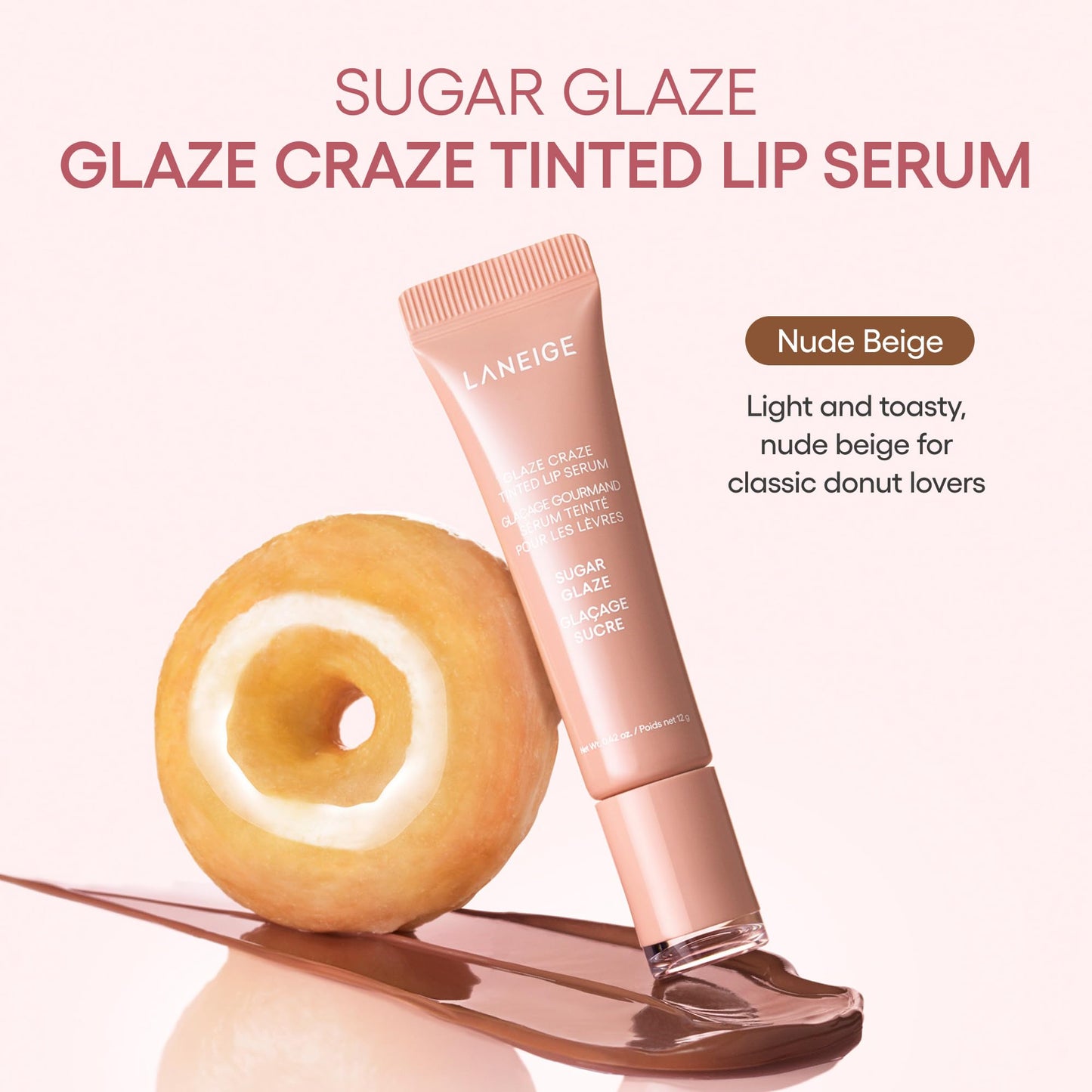 LANEIGE Glaze Craze Tinted Lip Serum: Hydrating, Lip Barrier-Boosting, Softening Lip Serum