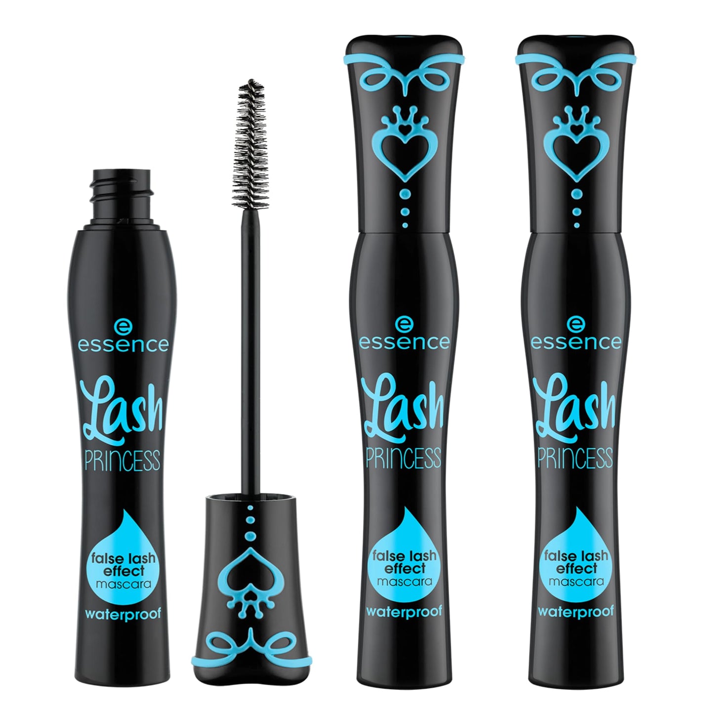 essence | Lash Princess False Lash Waterproof Mascara, Black (Pack of 3)