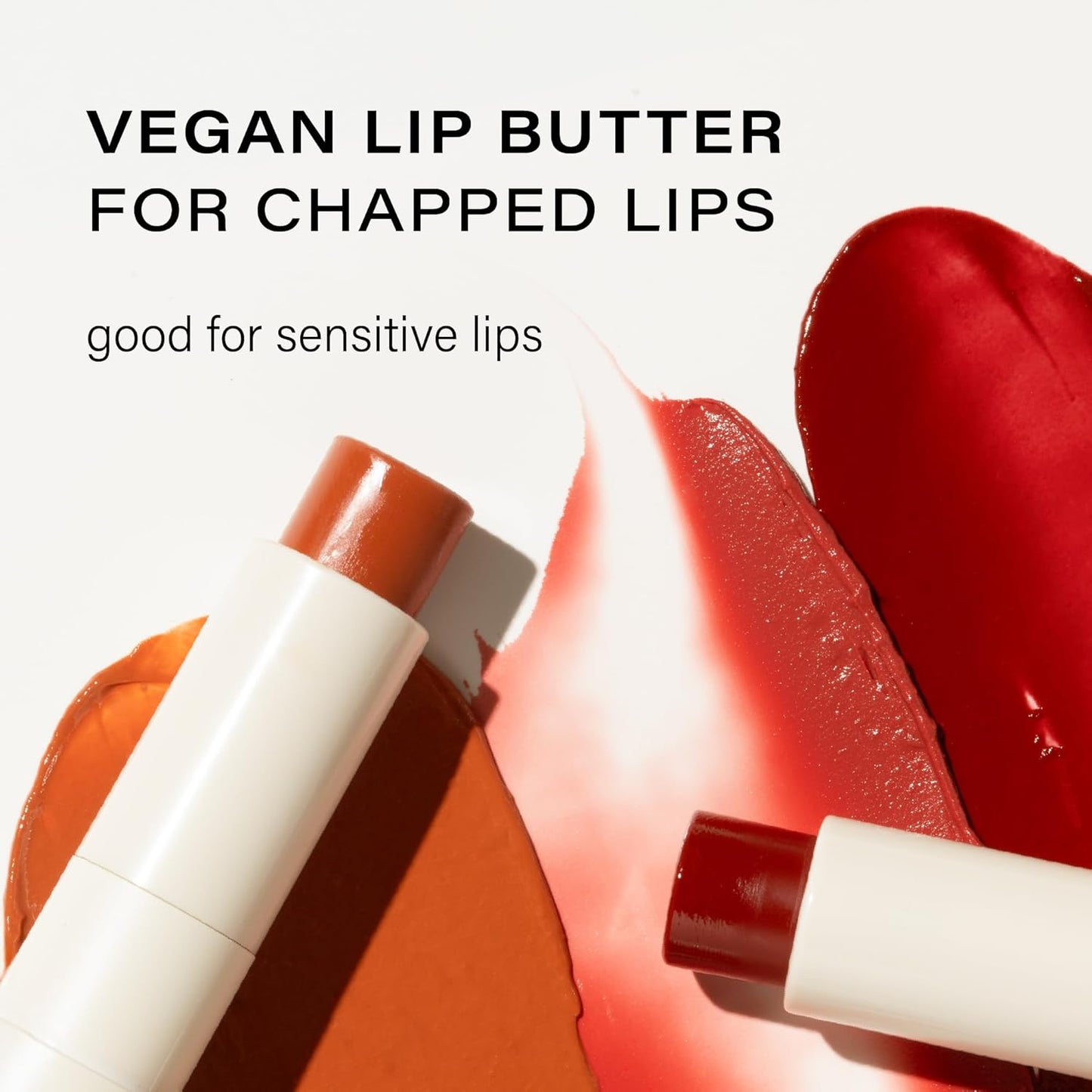 Melixir Vegan Lip Butter (12 Colors), Hydrating Lip Balm Stick, Bee-Free, Petrolatum-Free, Plant-Based, Moisturizes Dry & Chapped Lips With Shea Butter, Sheer, Natural Finish - #01 Agave(Clear)