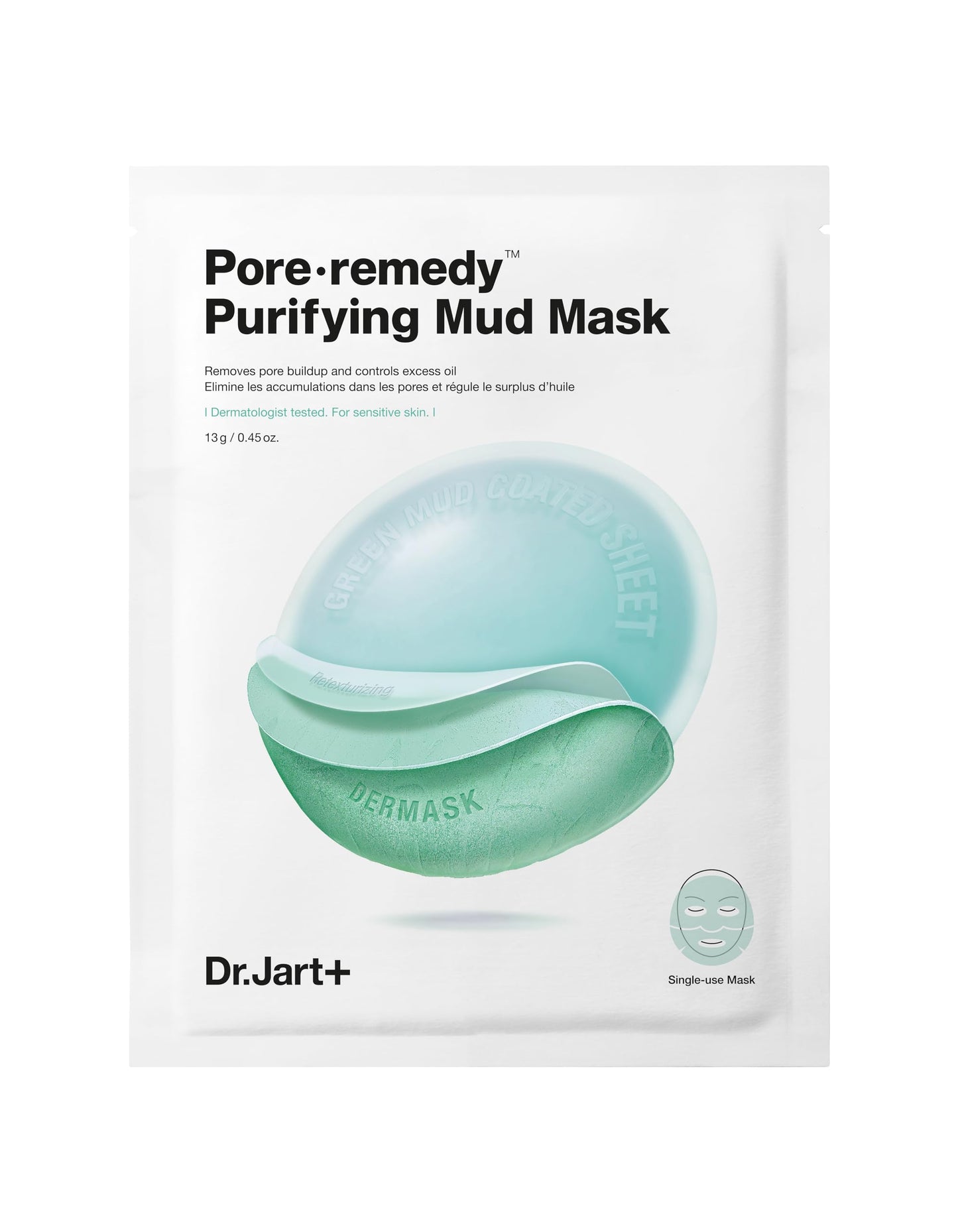 Dr.Jart+ Pore.Remedy Purifying Mud Korean Face Mask | Sheet Mask | Korean Skin Care | Travel Size