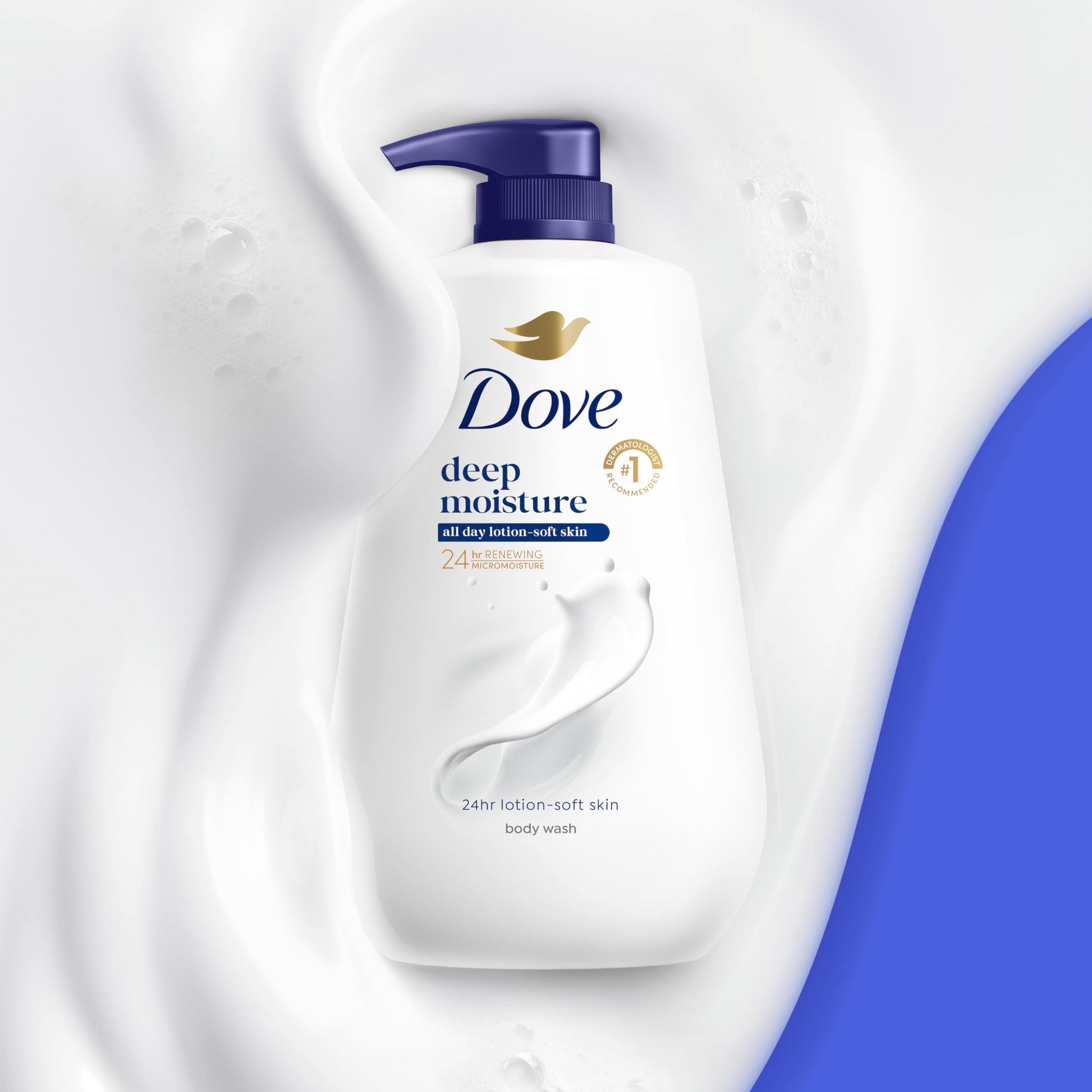 Dove Body Wash Body Wash Deep Moisture 30.6 oz Pump, Sulfate Free