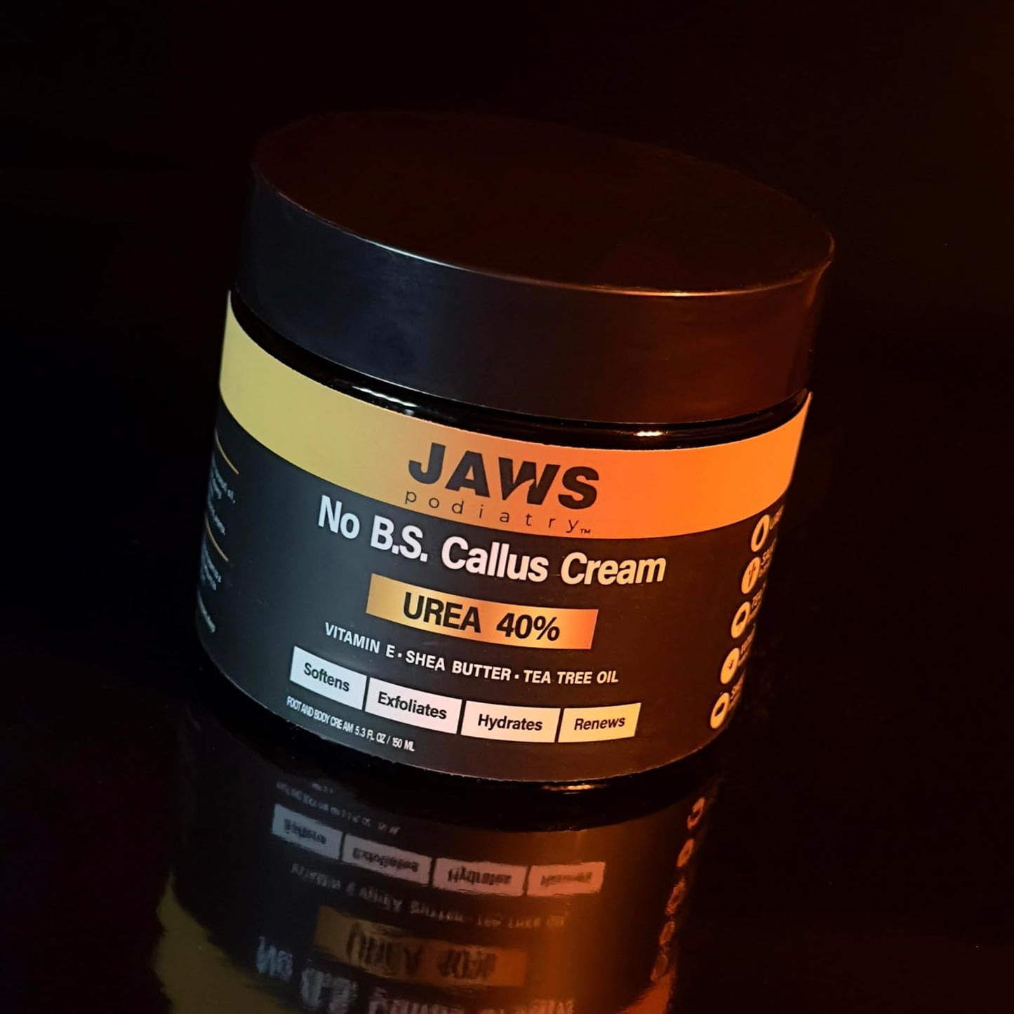 Urea Cream Callus Cream - Foot Cream for Dry Cracked Heels Feet Knees Elbows Hands - 40% Urea Callus Remover For Feet - Soften Exfoliates Hydrates and Renews Skin