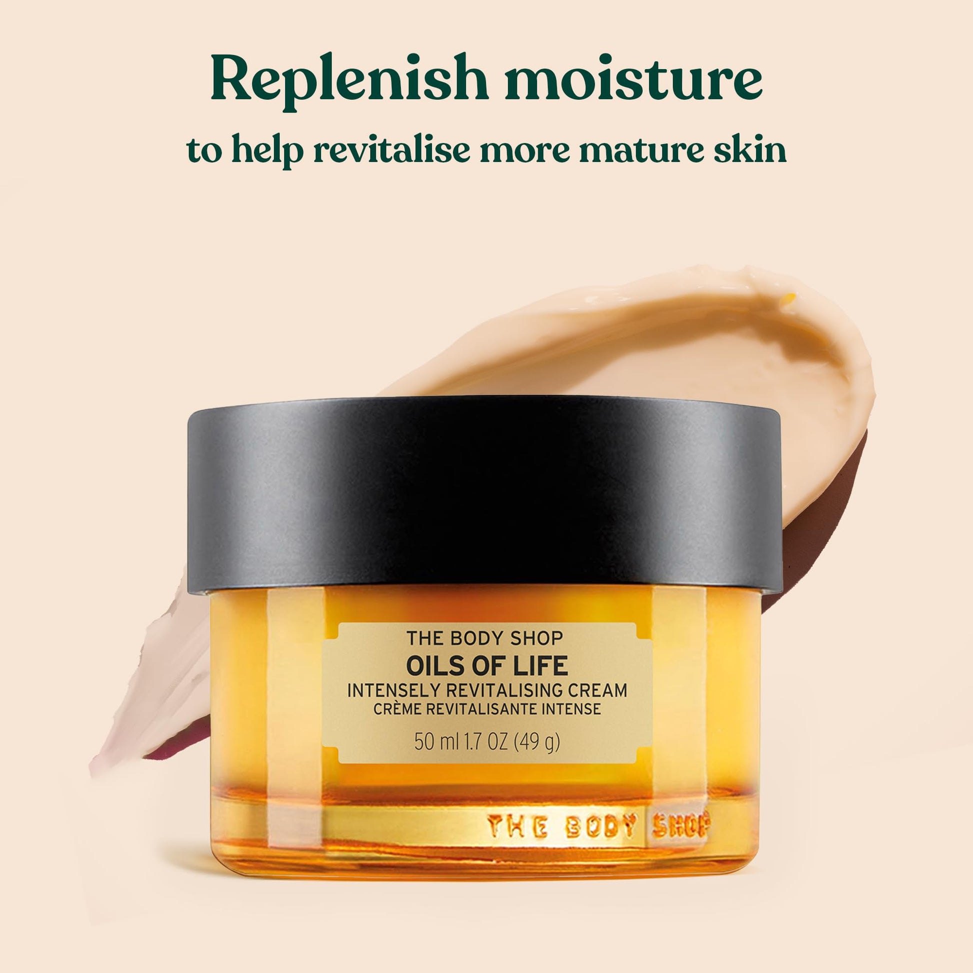 The Body Shop Oils of Life Intensely Revitalizing Cream - Lightweight, Nourishing Cream