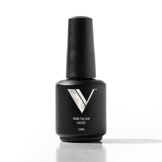 V Beauty Pure Non-Wipe Gel Top Coat Nail Polish (Matte) - Long-Lasting No Chip Nail Polish Topcoat