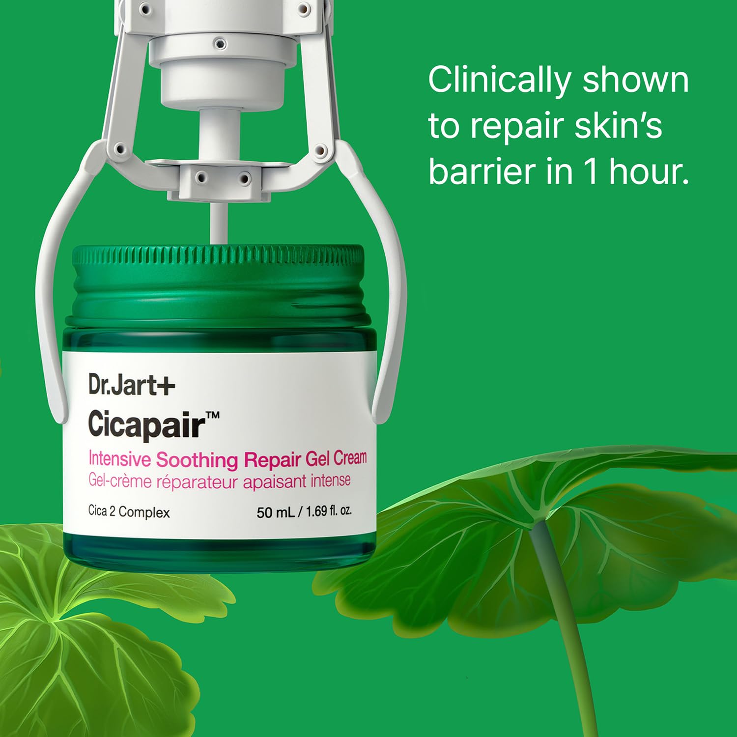 Dr.Jart+ Cicapair Cooling Gel Korean Face Moisturizer for Redness and Sensitive Skin with Centella