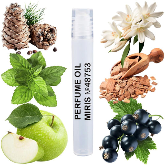 MIRIS Perfume Oil No. 48753, Inspired by Authentic Night, Long-Lasting Women Roll-On, Rollerball 0.34 Fl Oz / 10 ml
